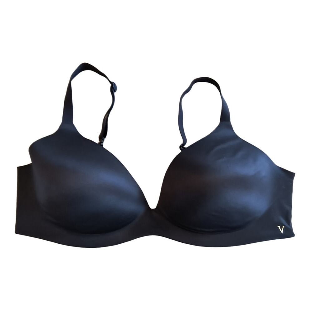 Victoria's Secret Bra Women's Size 36D Black Smooth Coverage Convertible Straps